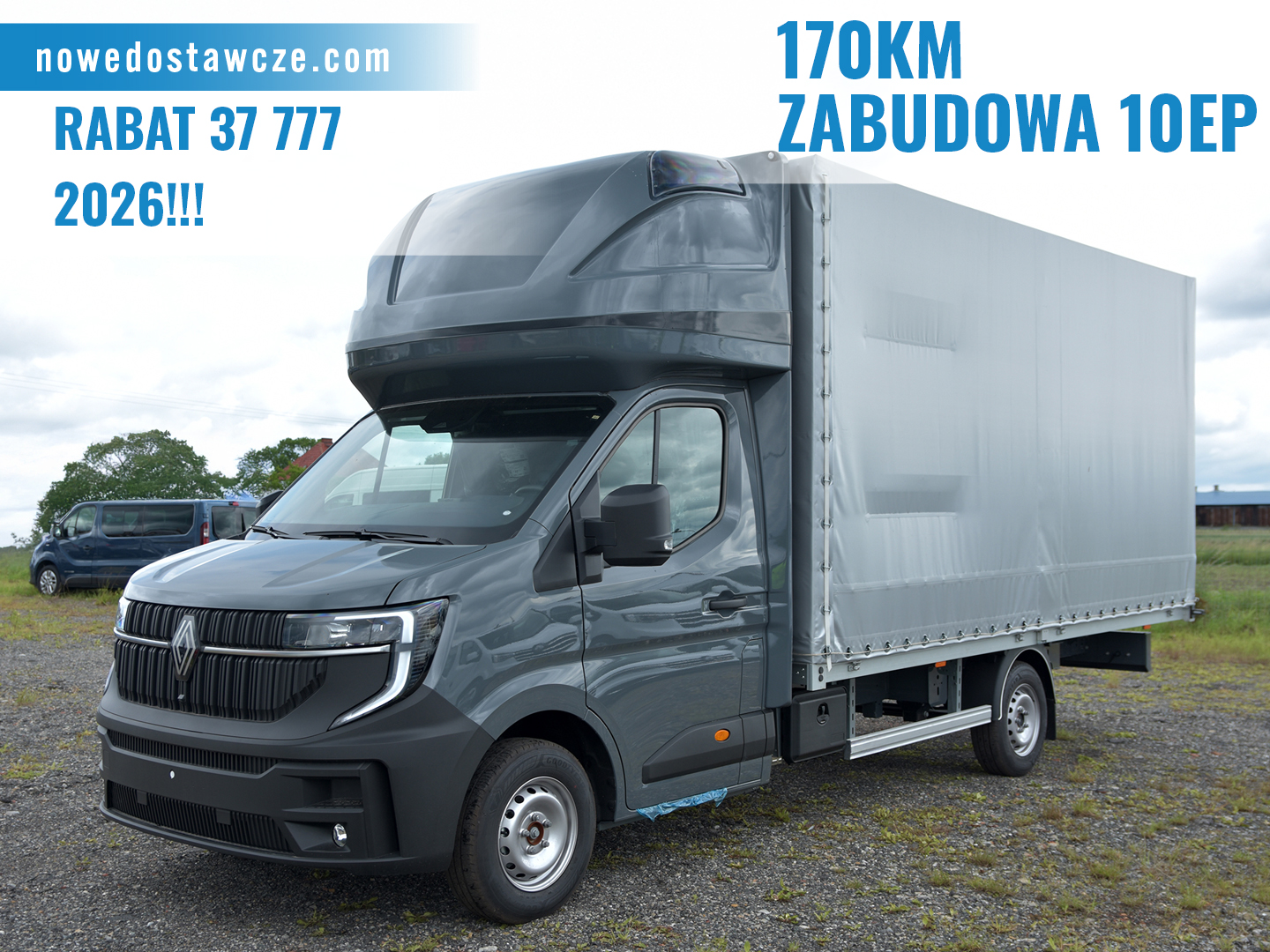 Renault Master zabudowa międzynarodowa 170KM 10EP 4900x2250x2300